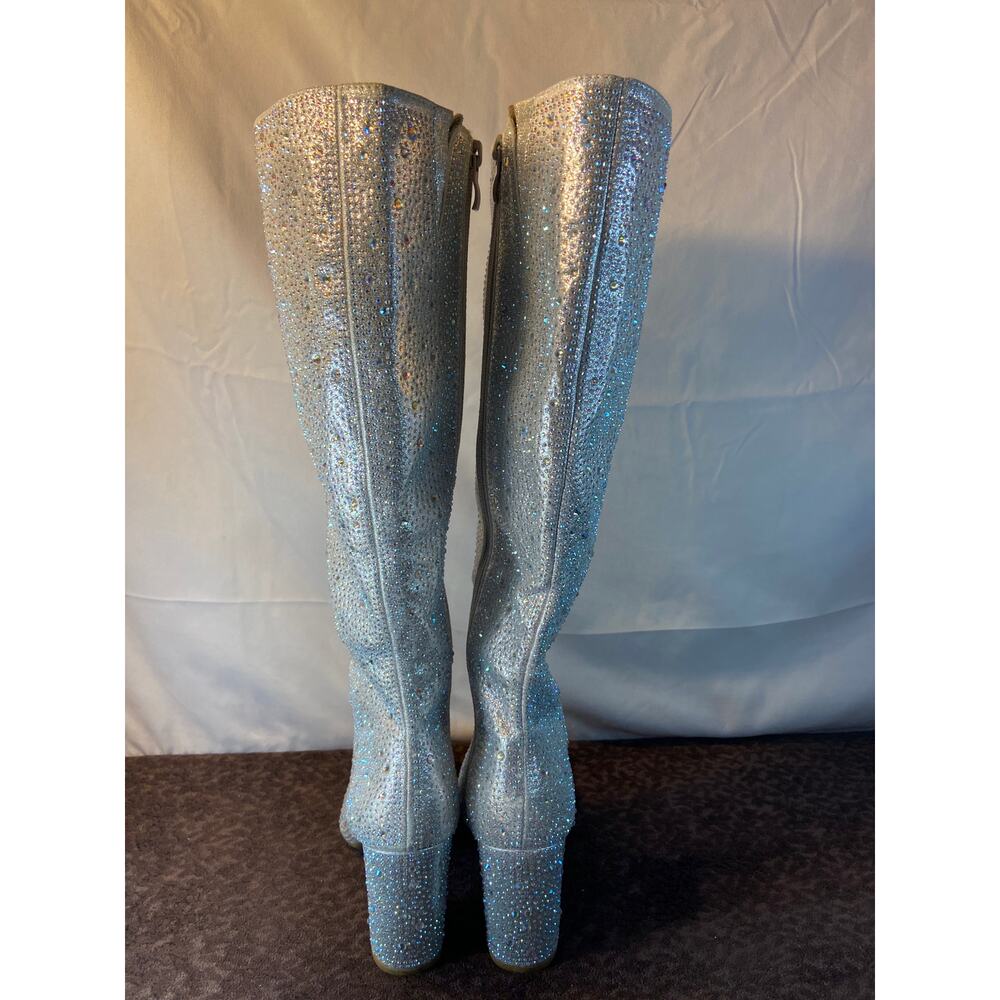 Top Moda Rhinestone knee high boots - Picture 5 of 11